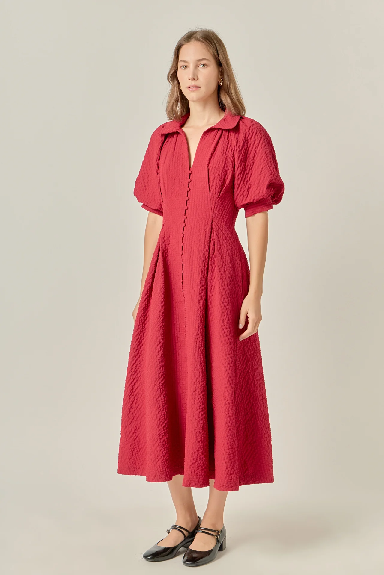 Shirt Midi Dress - Image 8