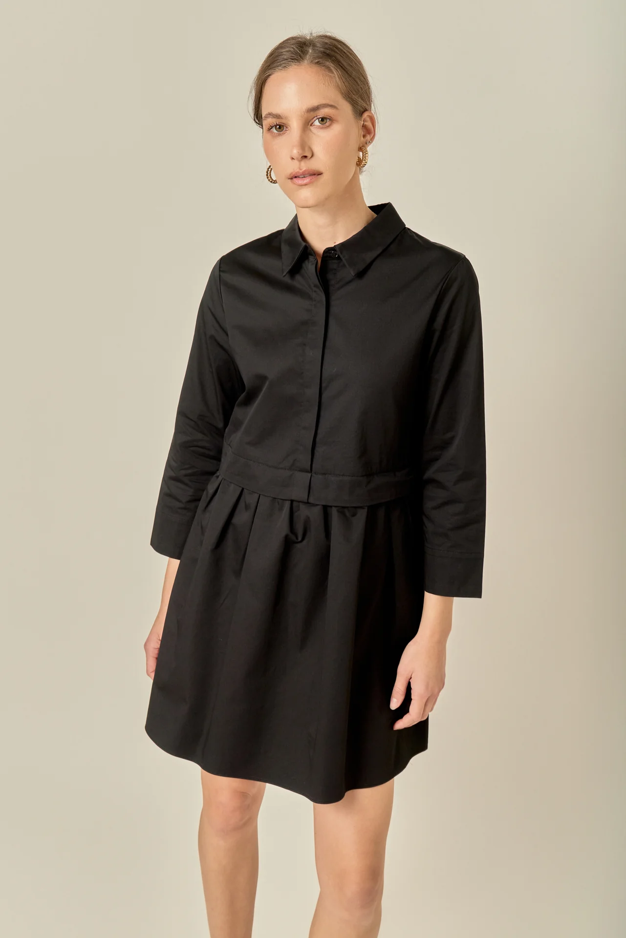 Mini Shirt Dress - Image 11