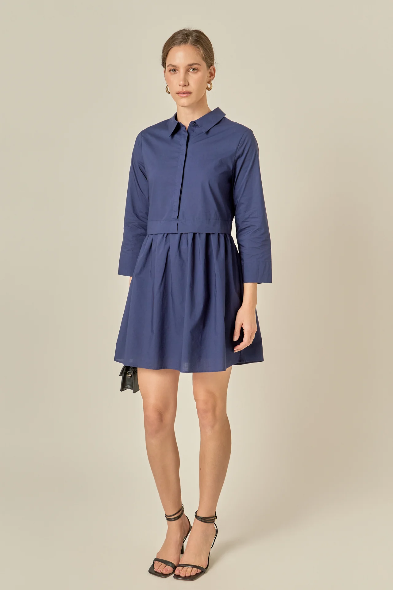 Mini Shirt Dress - Image 15