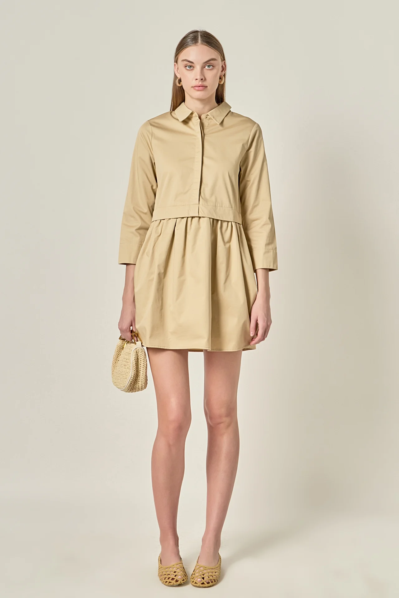 Mini Shirt Dress - Image 19