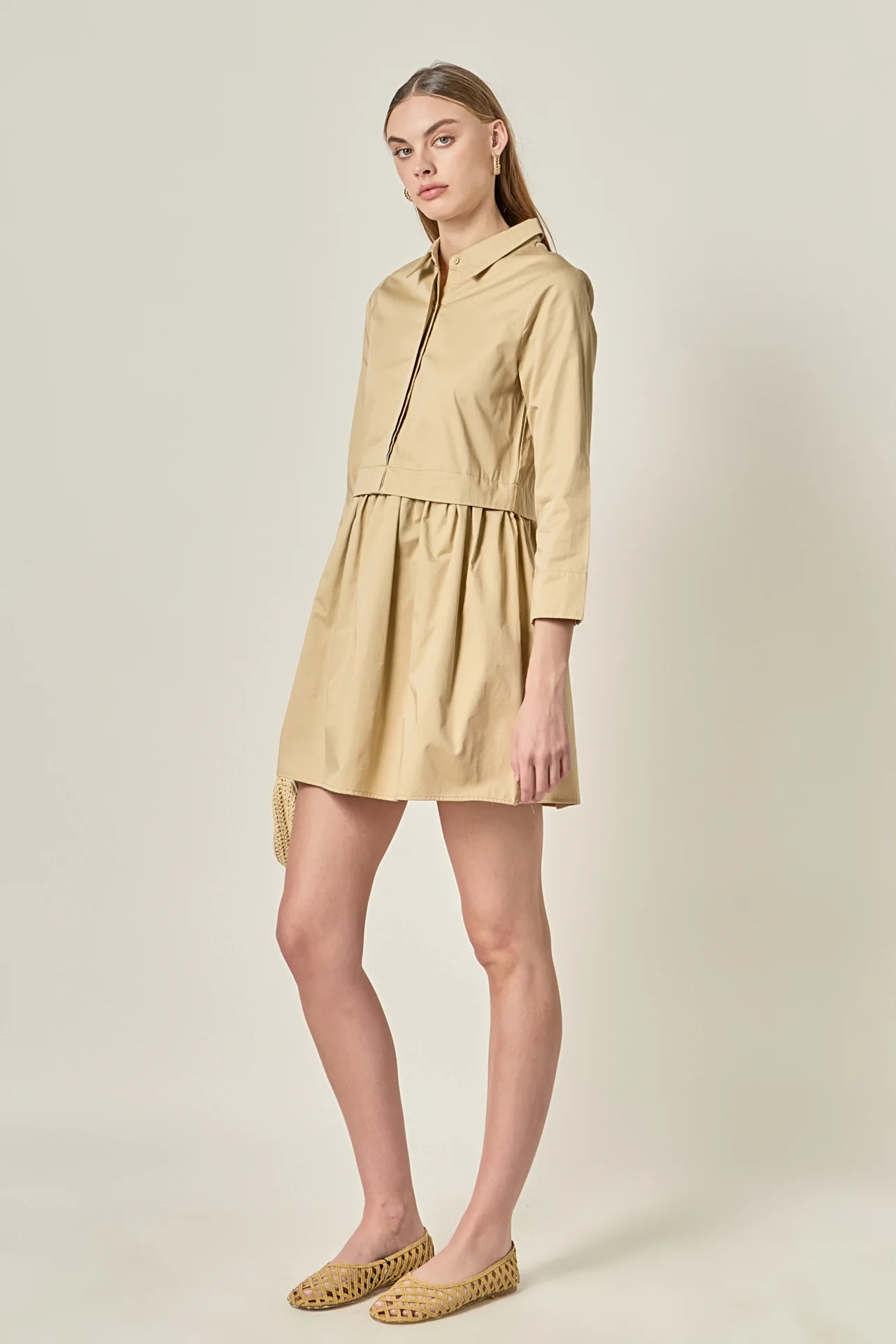 Mini Shirt Dress - Image 20