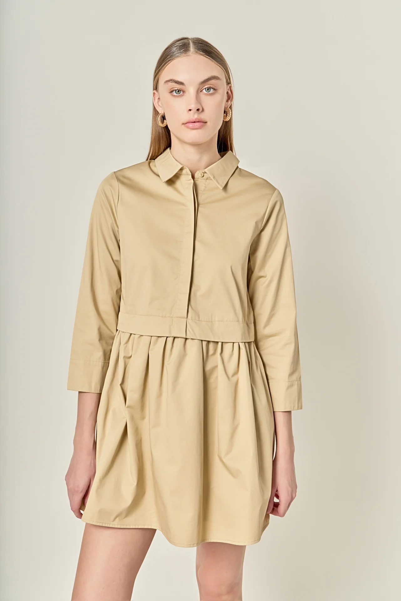 Mini Shirt Dress - Image 23
