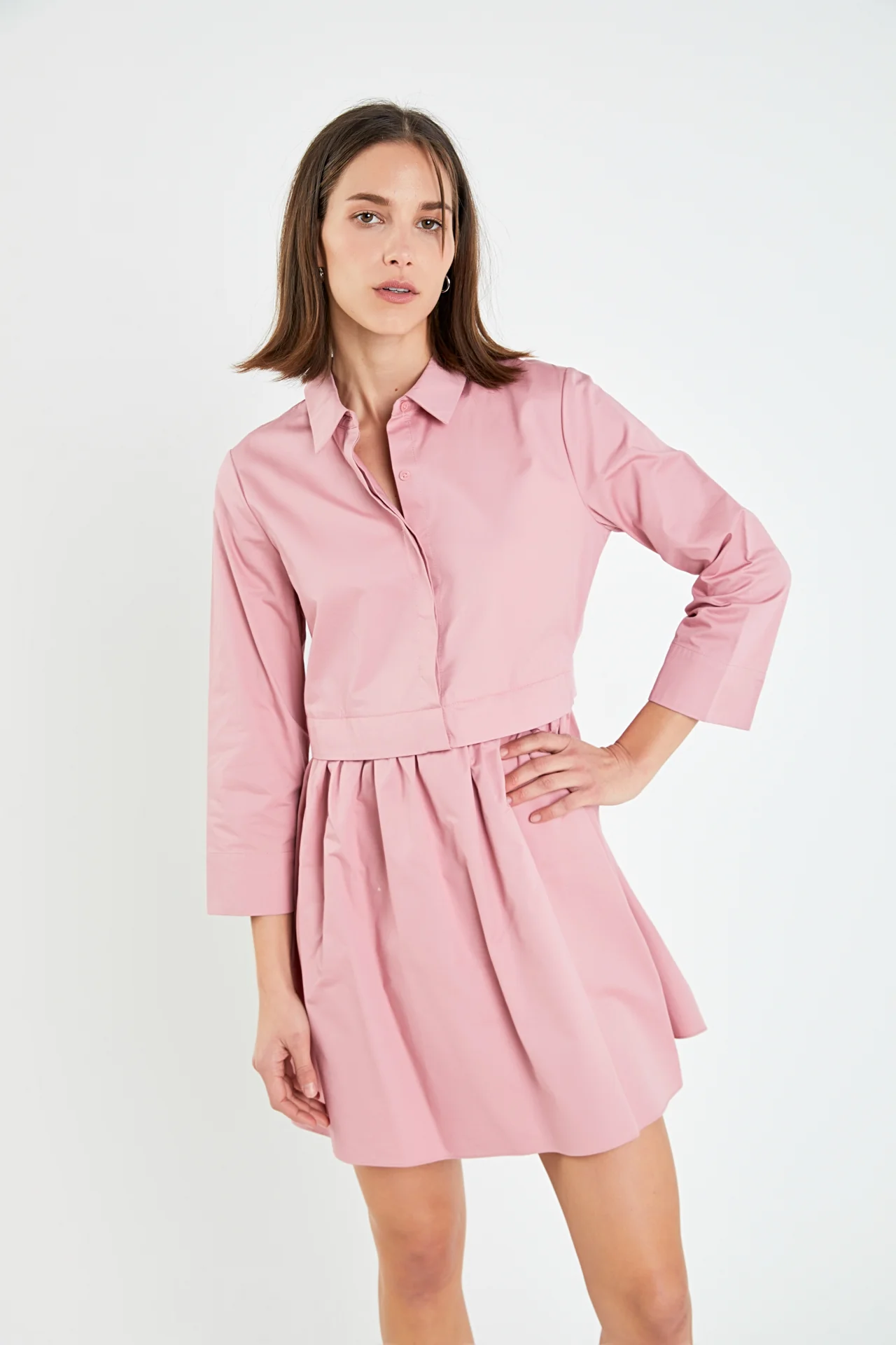 Mini Shirt Dress - Image 29
