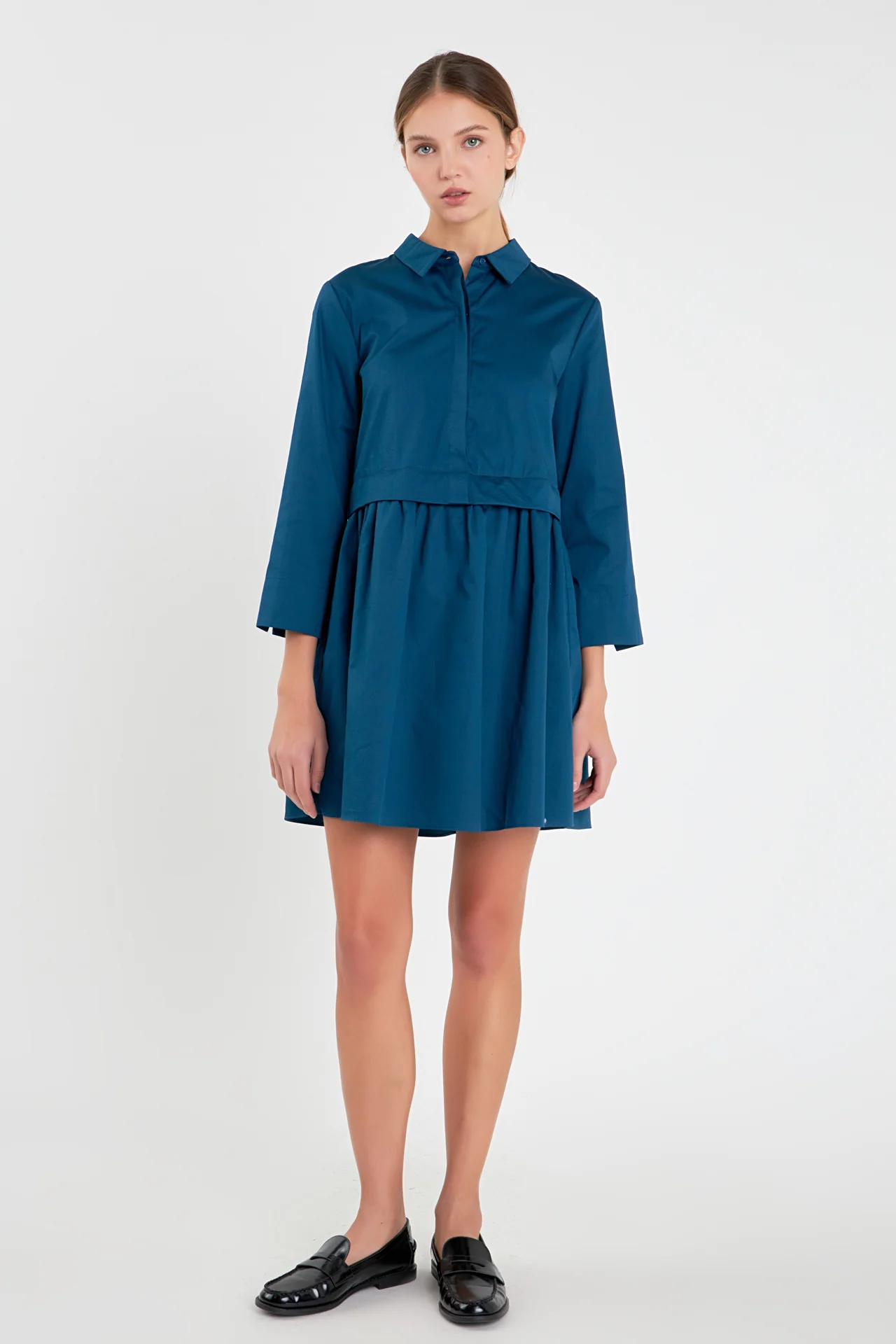 Mini Shirt Dress - Image 30