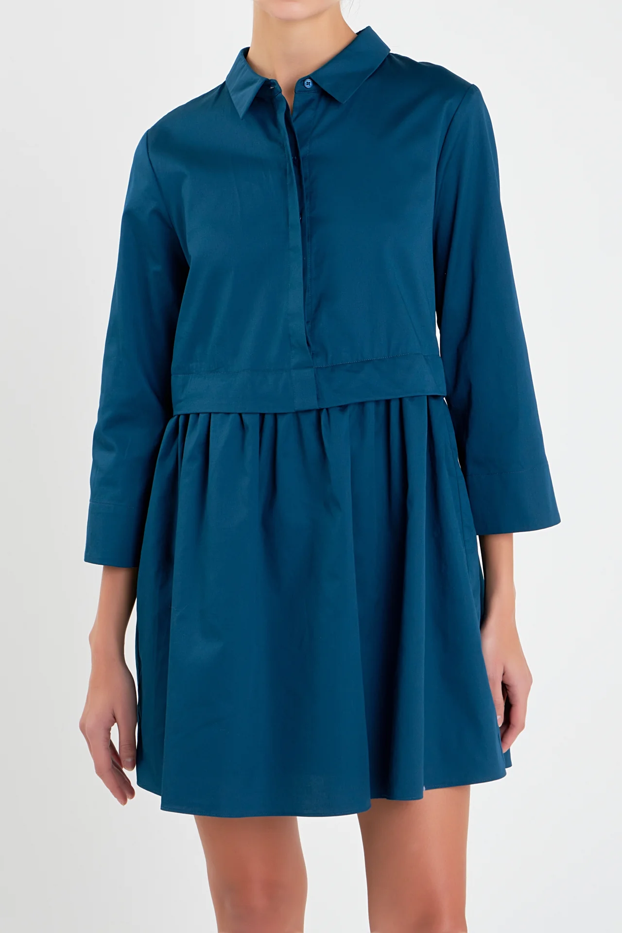 Mini Shirt Dress - Image 31