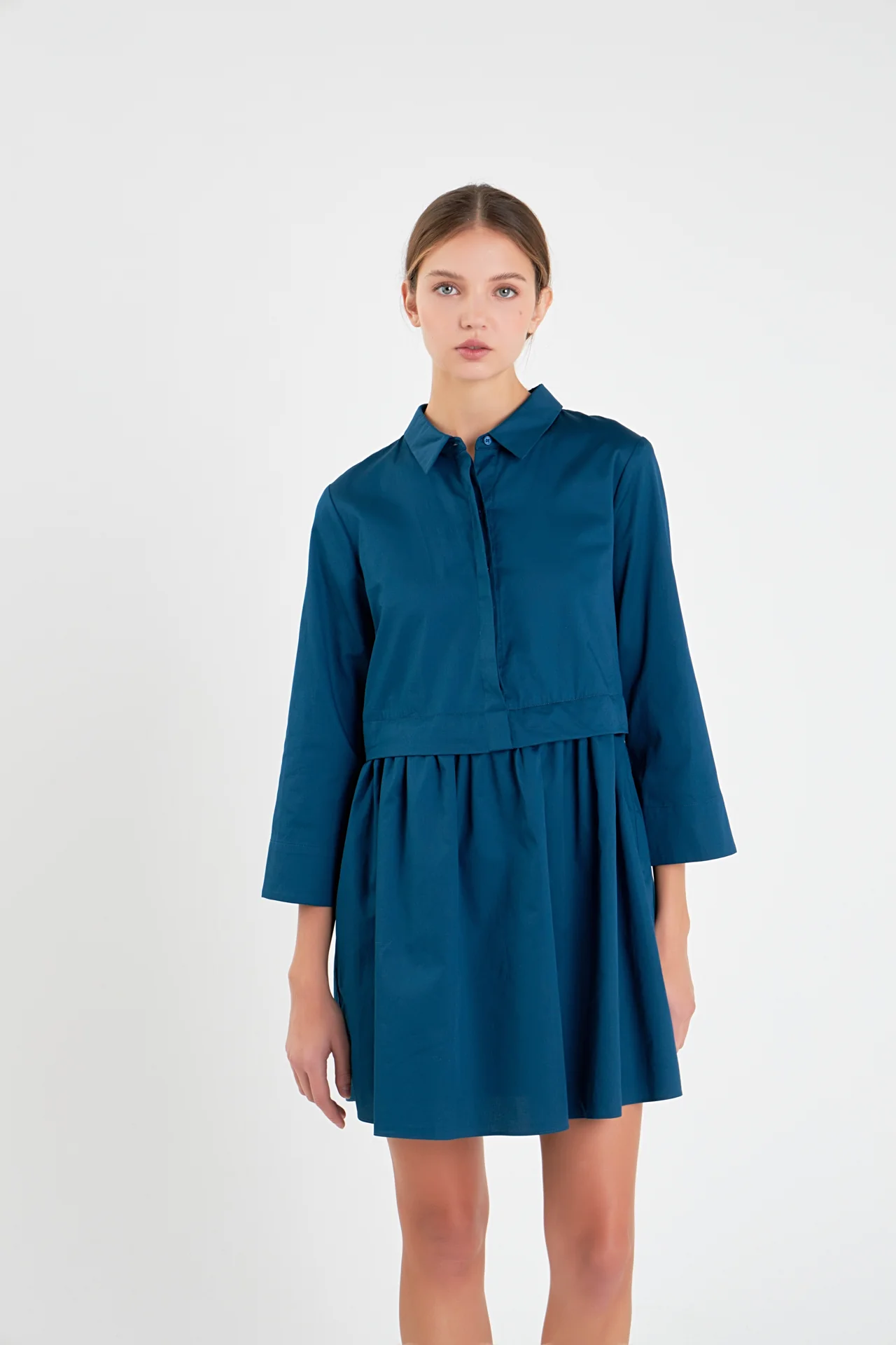 Mini Shirt Dress - Image 34
