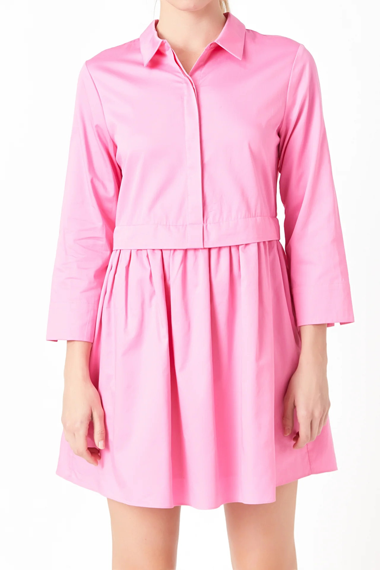 Mini Shirt Dress - Image 36