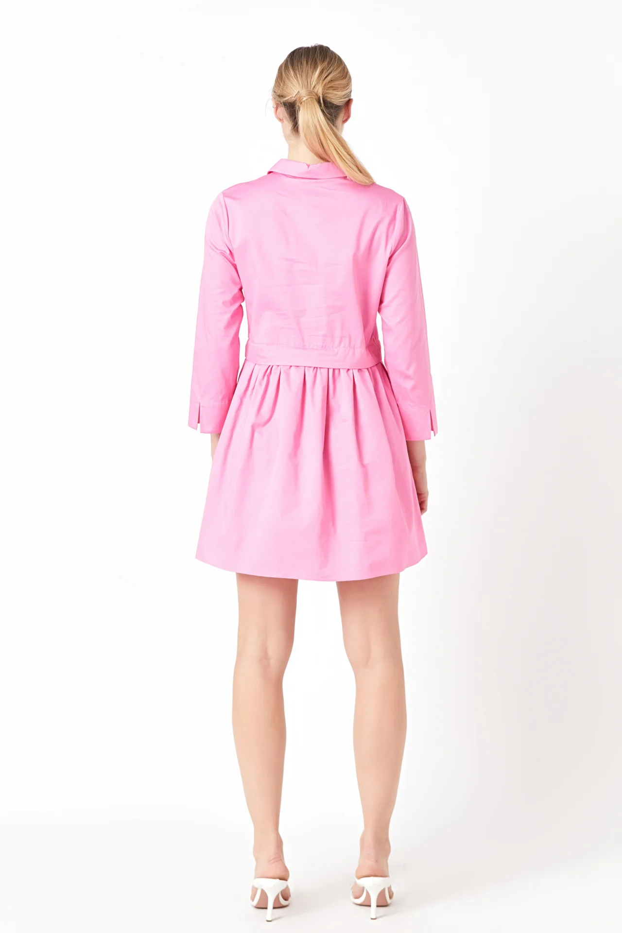 Mini Shirt Dress - Image 38