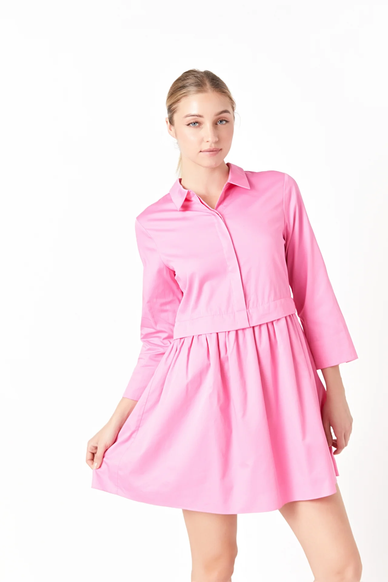 Mini Shirt Dress - Image 39