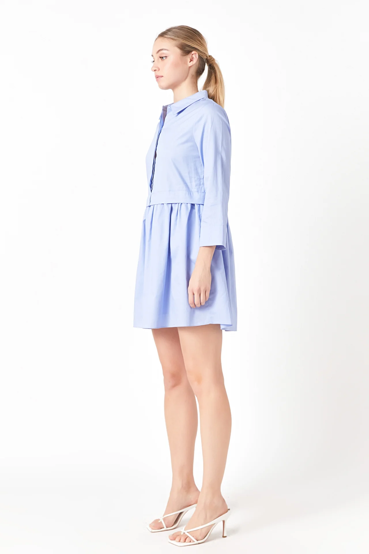 Mini Shirt Dress - Image 42