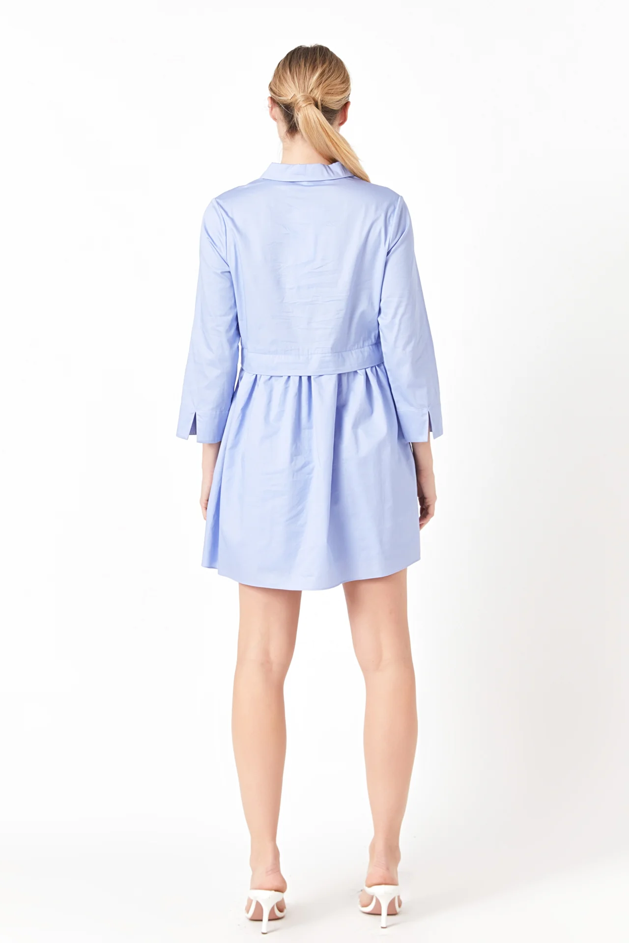 Mini Shirt Dress - Image 43