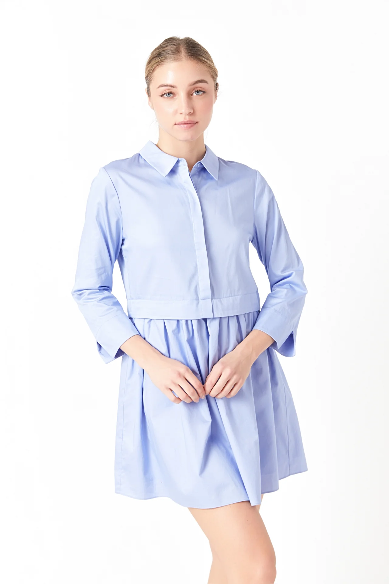Mini Shirt Dress - Image 44