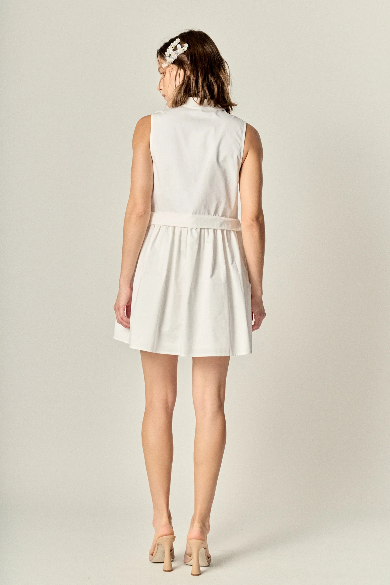 The Buttoned-Up Mini Dress - Image 4