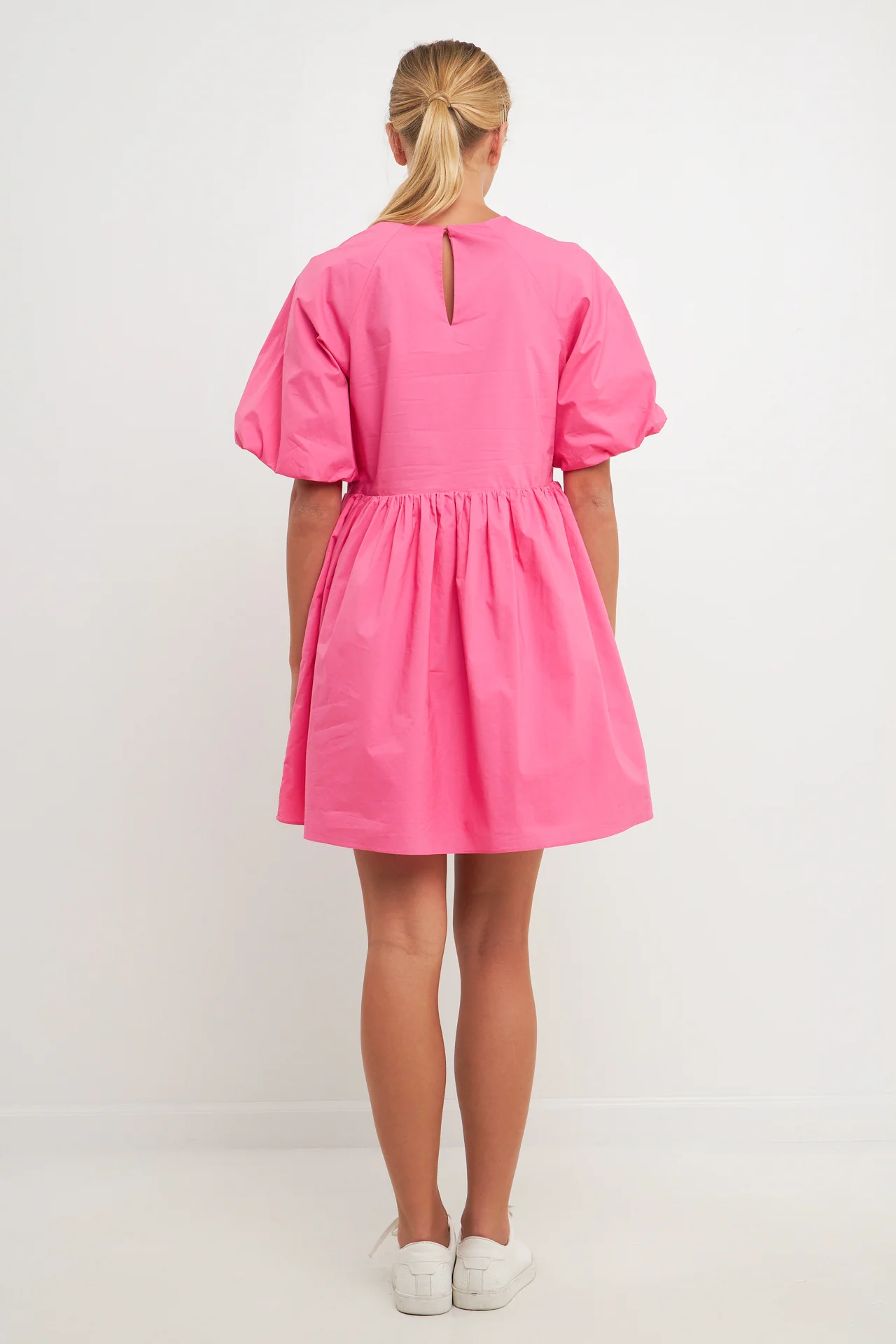 Short Balloon Sleeve Mini Dress - Image 19