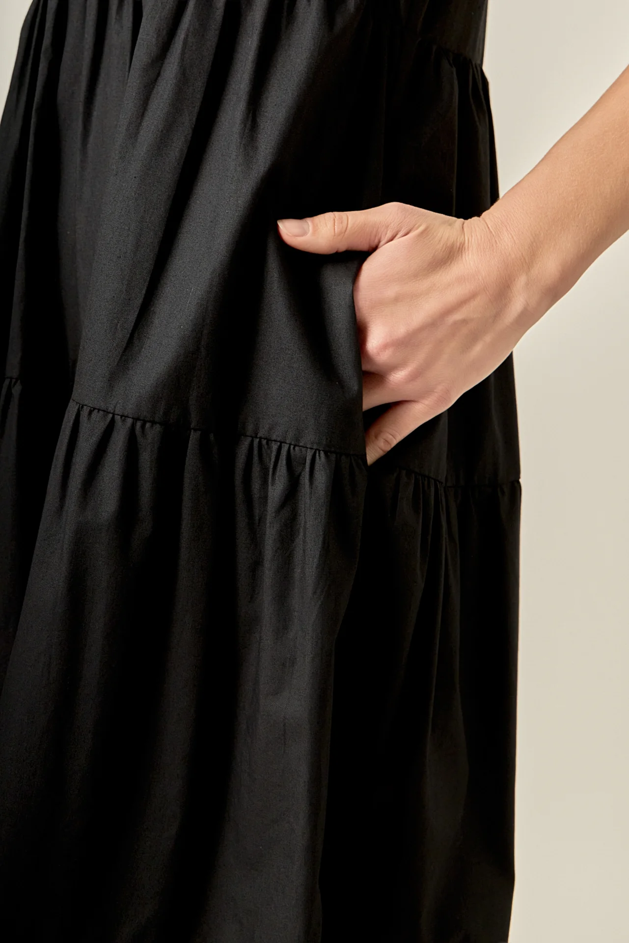 Short Puff Sleeve Midi Dress - Image 17