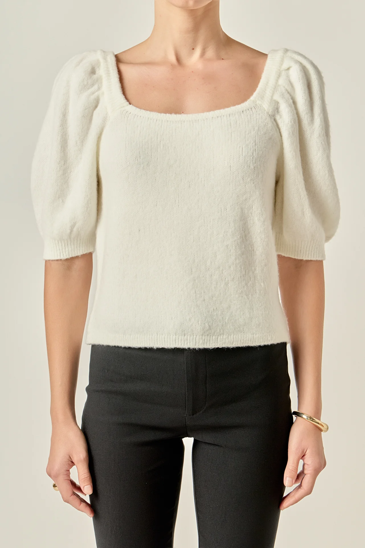 Puff Sleeve Sweater - Image 12