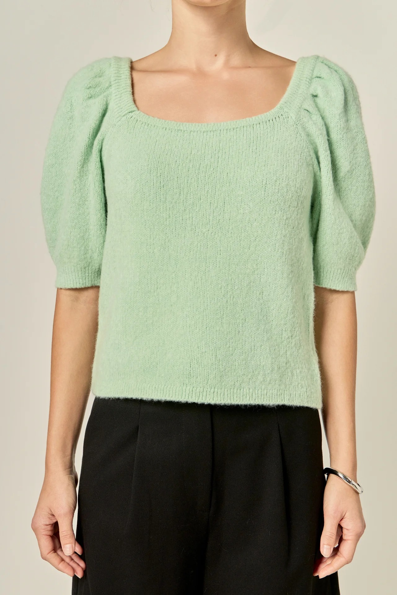Puff Sleeve Sweater - Image 2