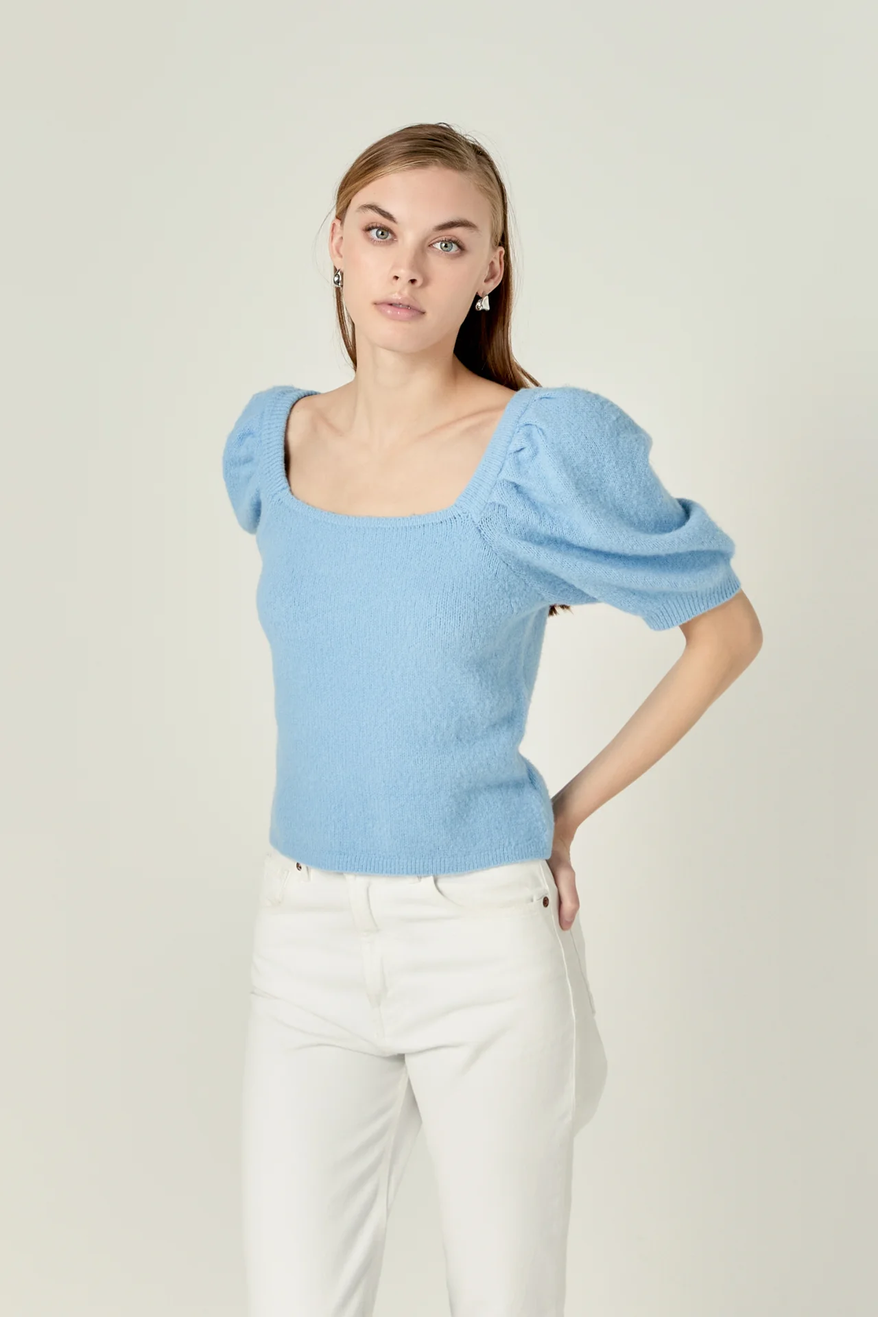 Puff Sleeve Sweater - Image 20
