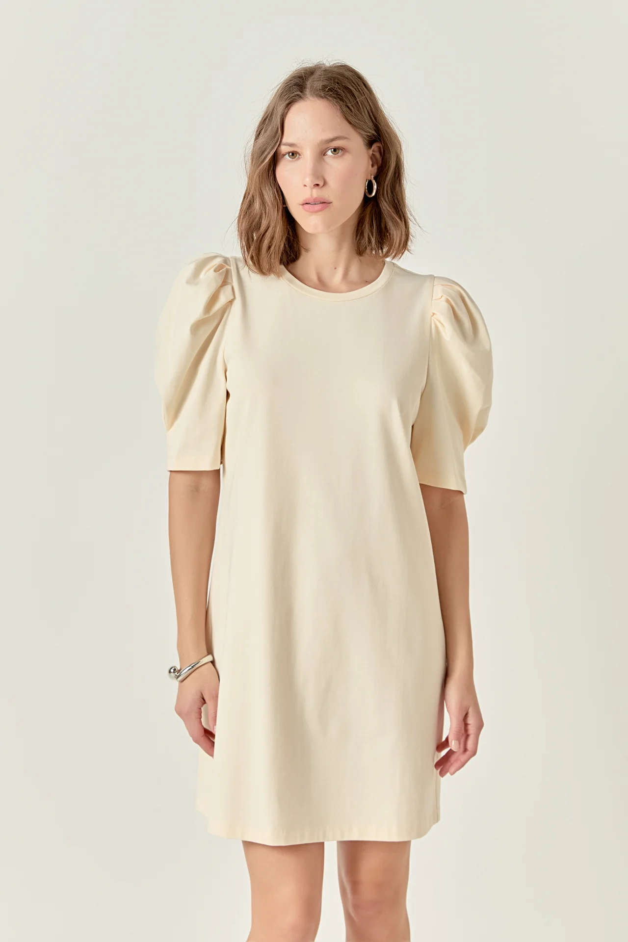 Short Puff Sleeve T Shirt Dress - Image 5