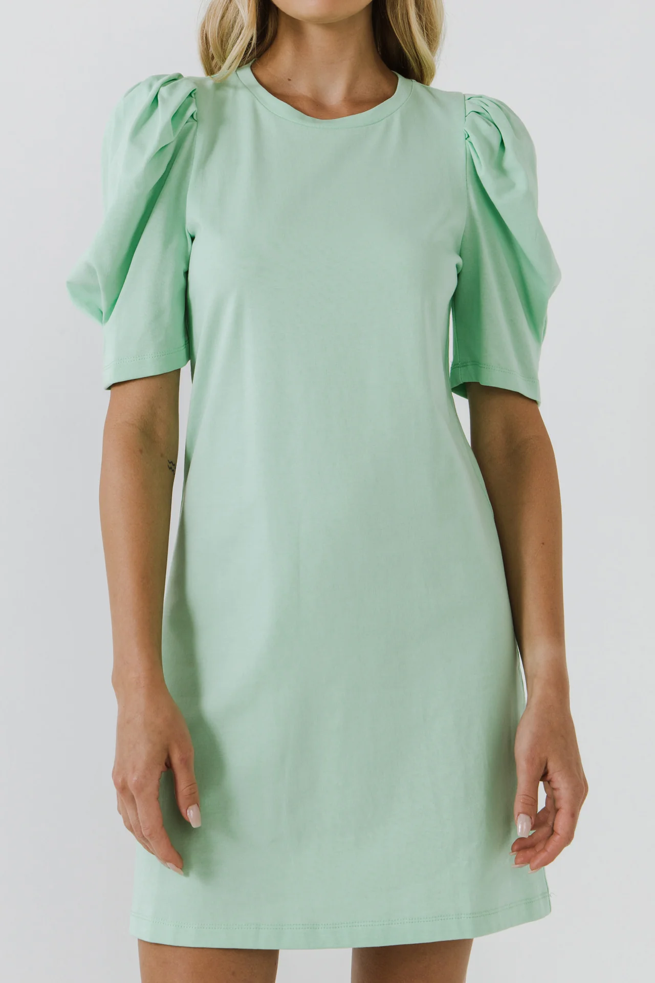 Short Puff Sleeve T Shirt Dress - Image 7