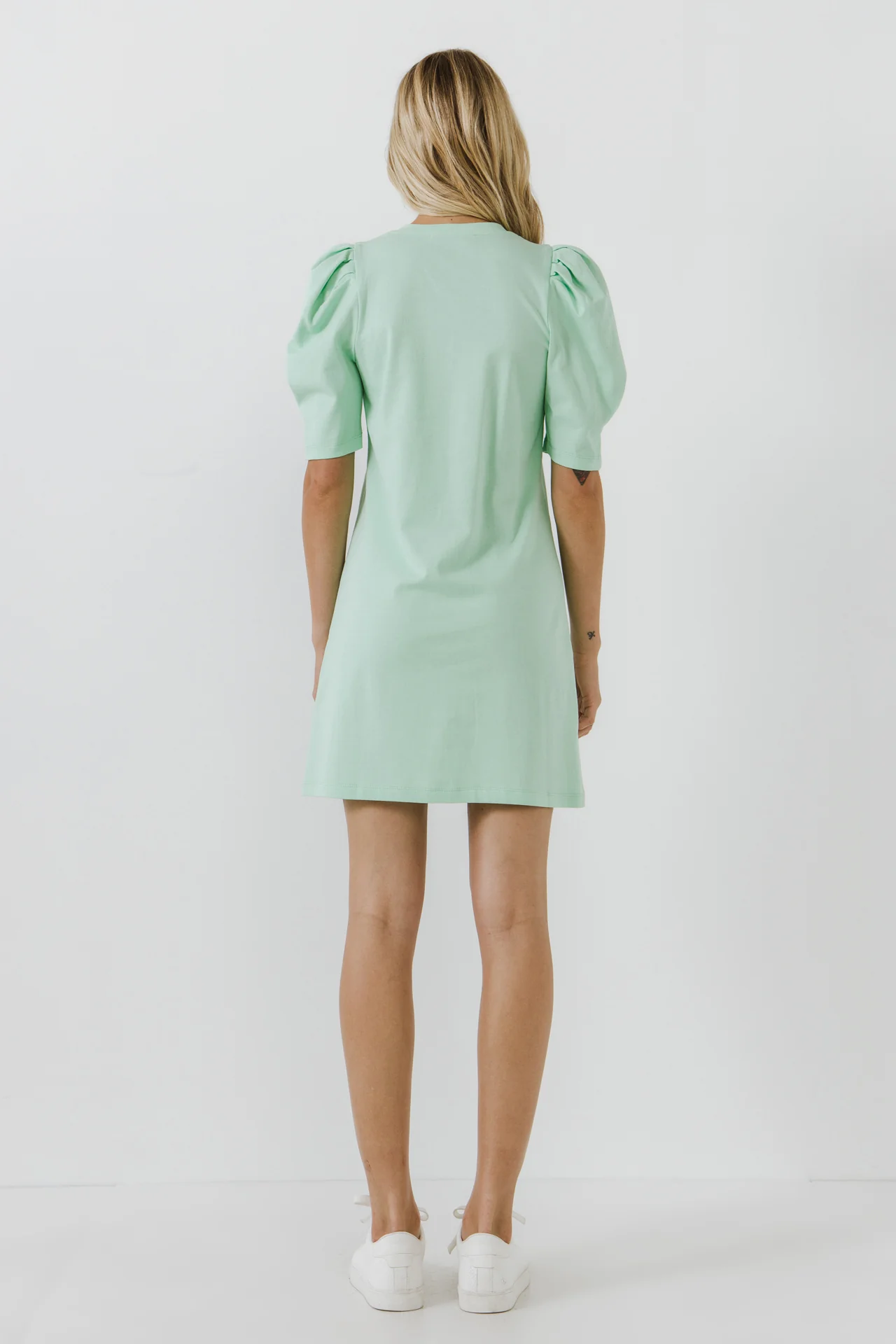 Short Puff Sleeve T Shirt Dress - Image 9