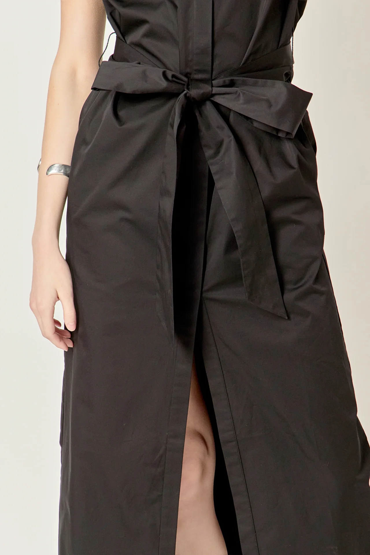 Sable Shoulder Pleated Button-Up Dress - Image 2