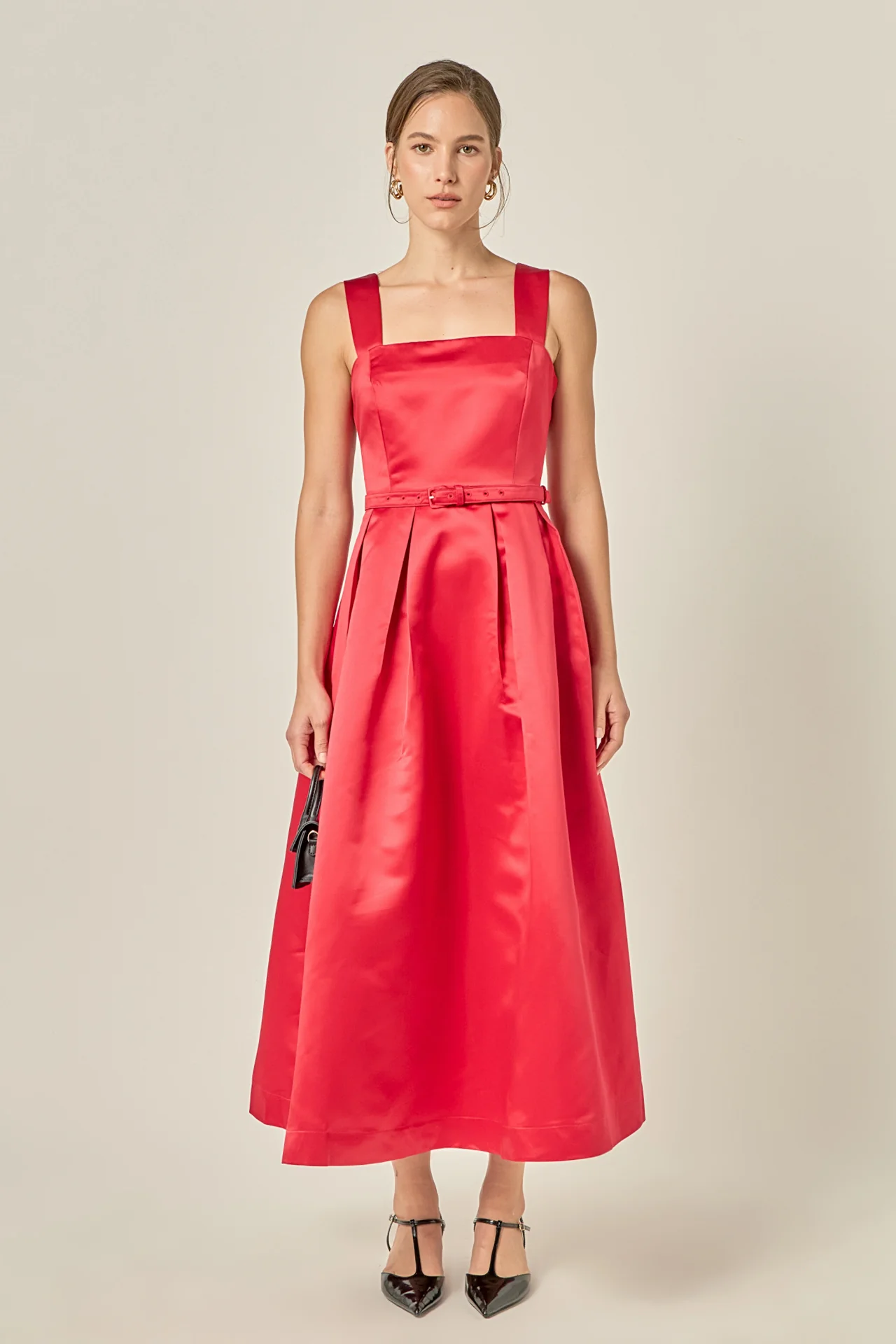 Sleeveless Flared Midi Dress - Image 6