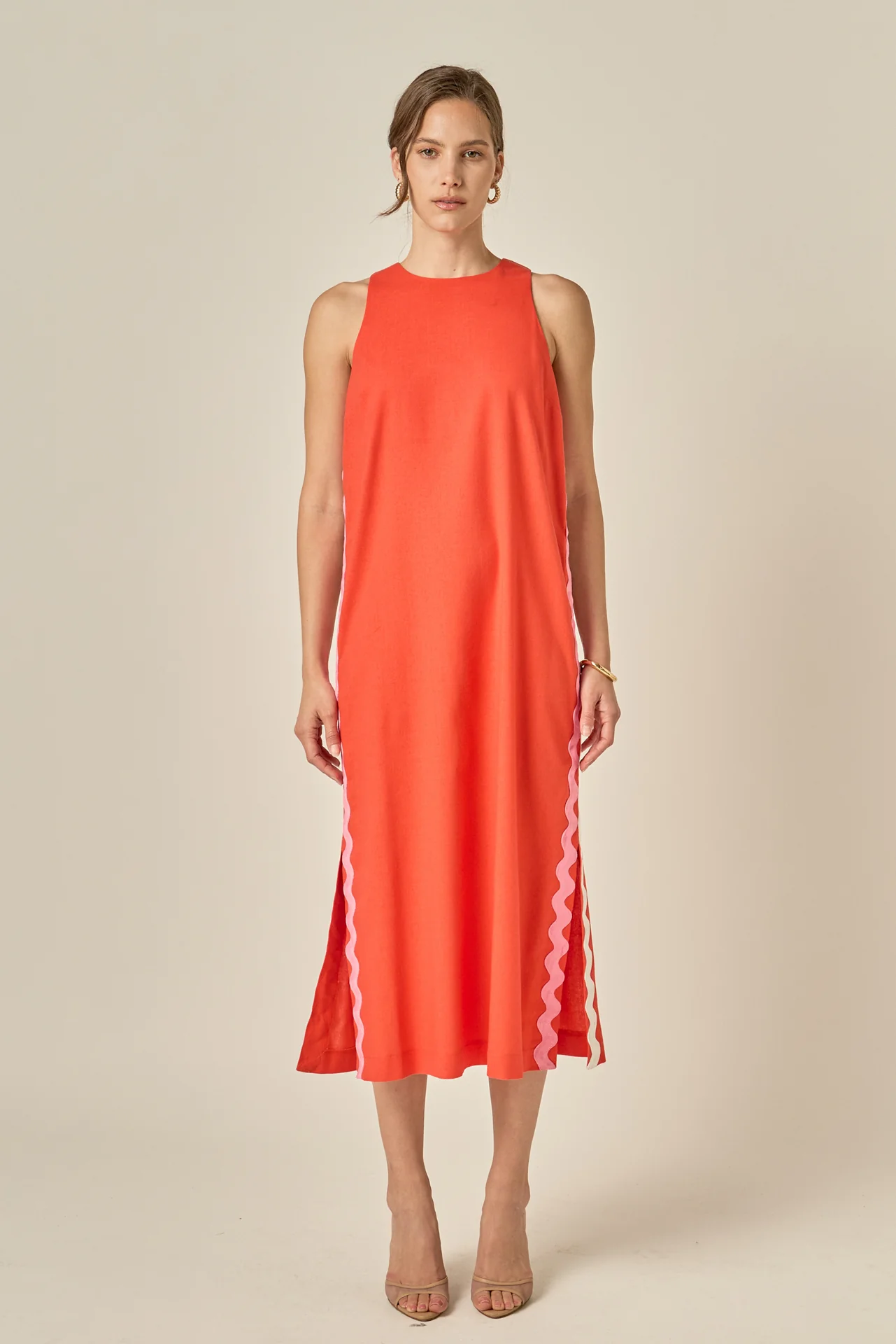 Sleeveless Ric Rac Midi Dress - Image 7