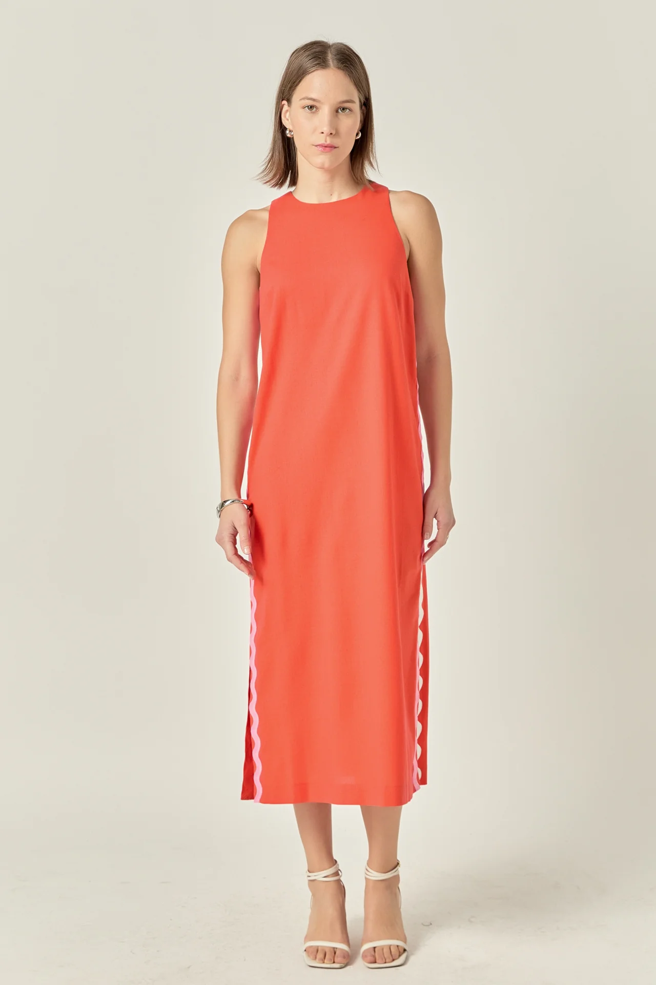 Sleeveless Ric Rac Midi Dress - Image 8