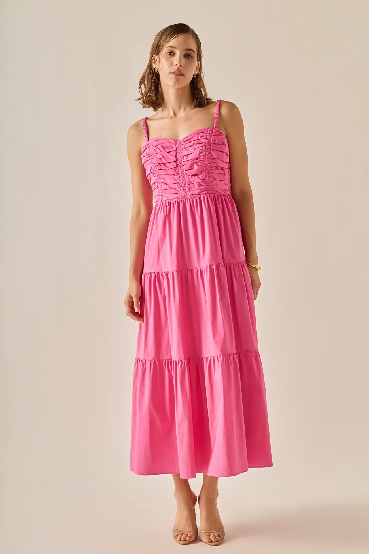 Ruched Muse Midi Dress - Image 6