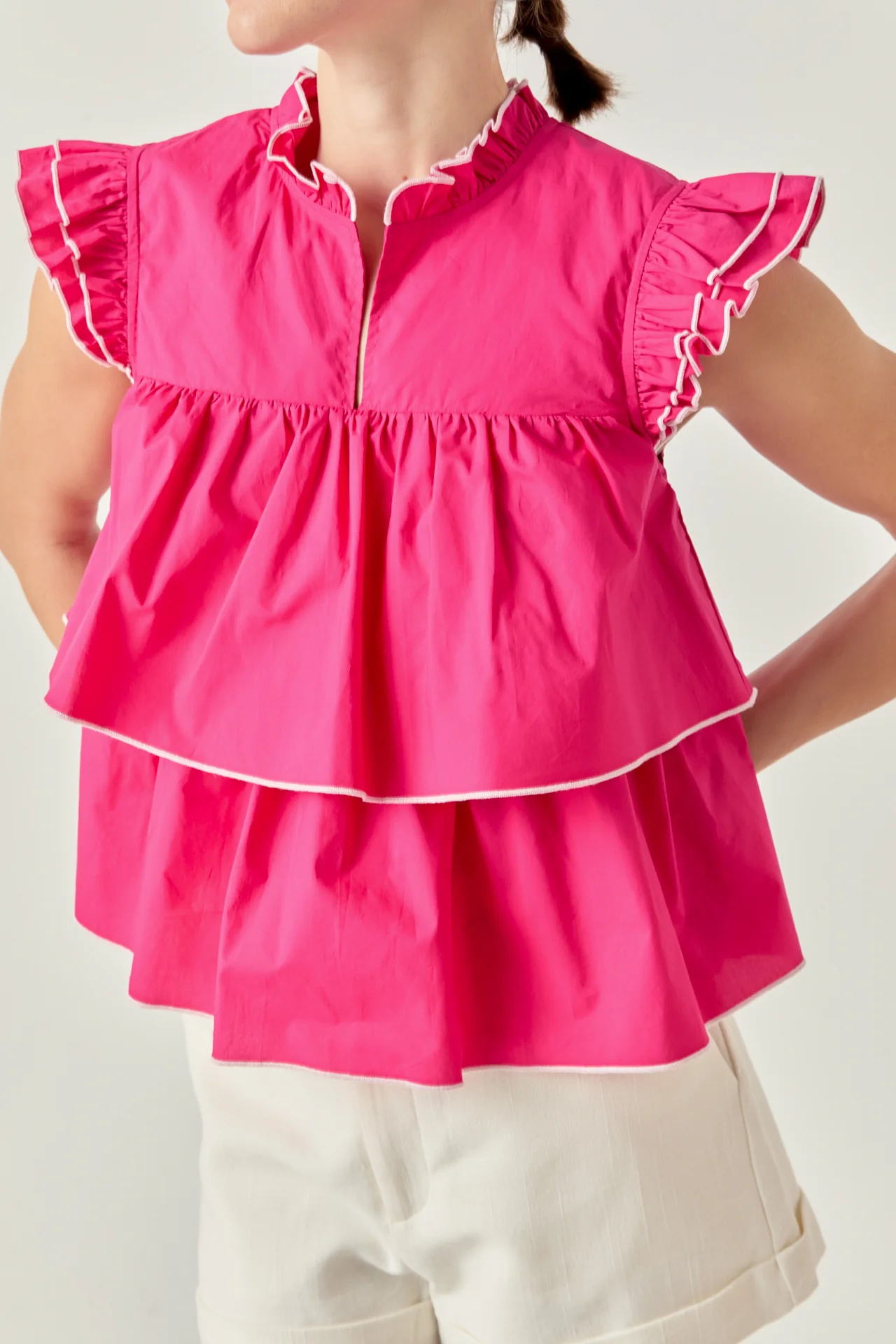 Sleeveless Tiered Top - Image 2