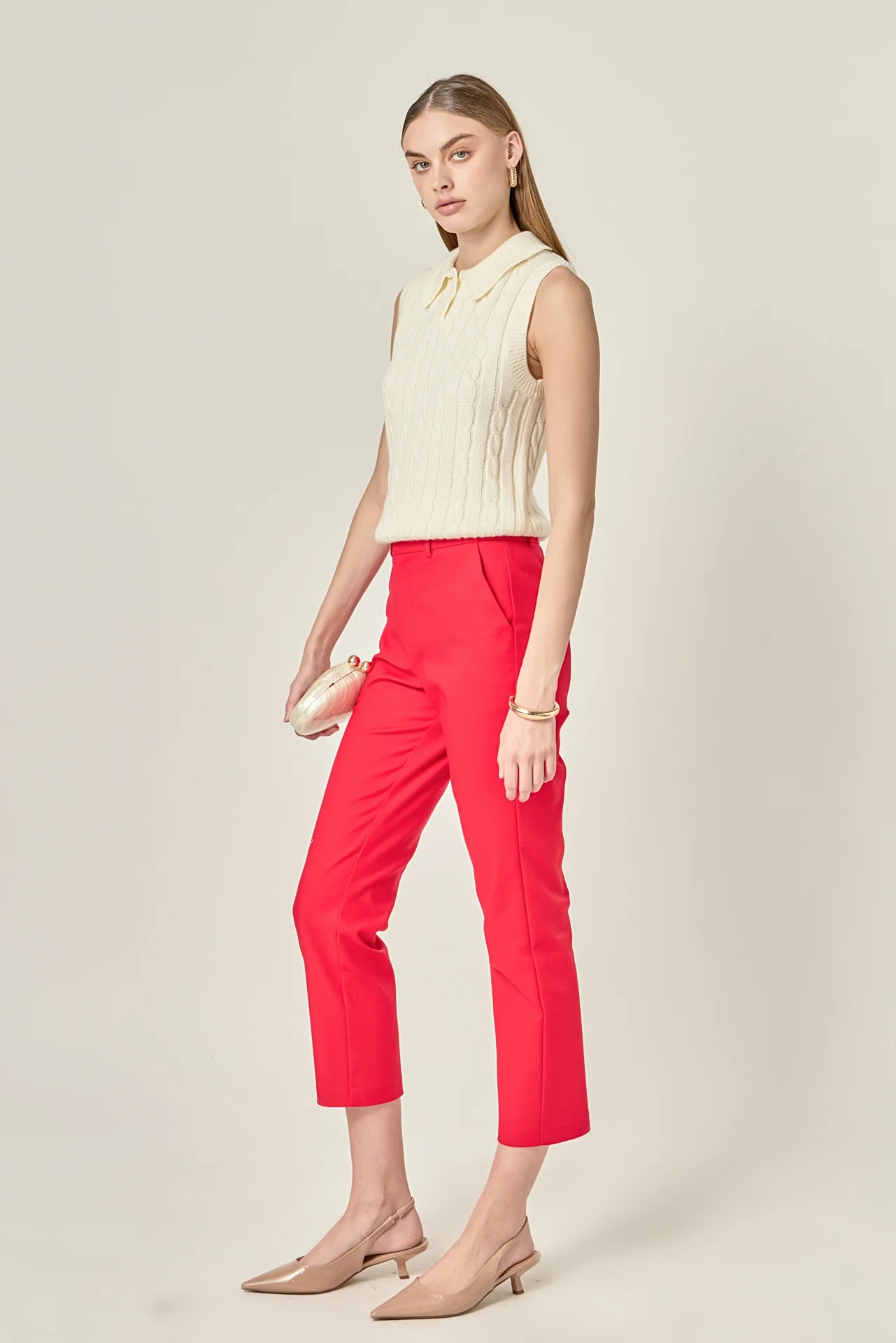 Slim Cigarette Trousers - Image 3