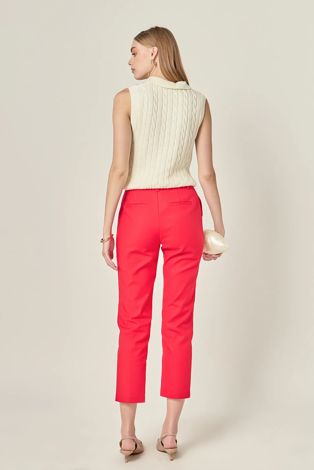 Slim Cigarette Trousers - Image 4