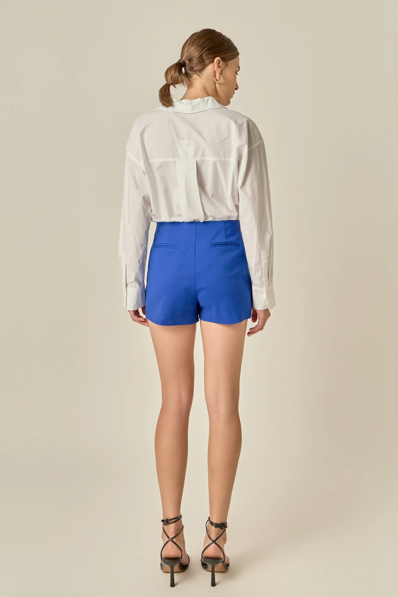 Slit Detail High-Waisted Skort - Image 10