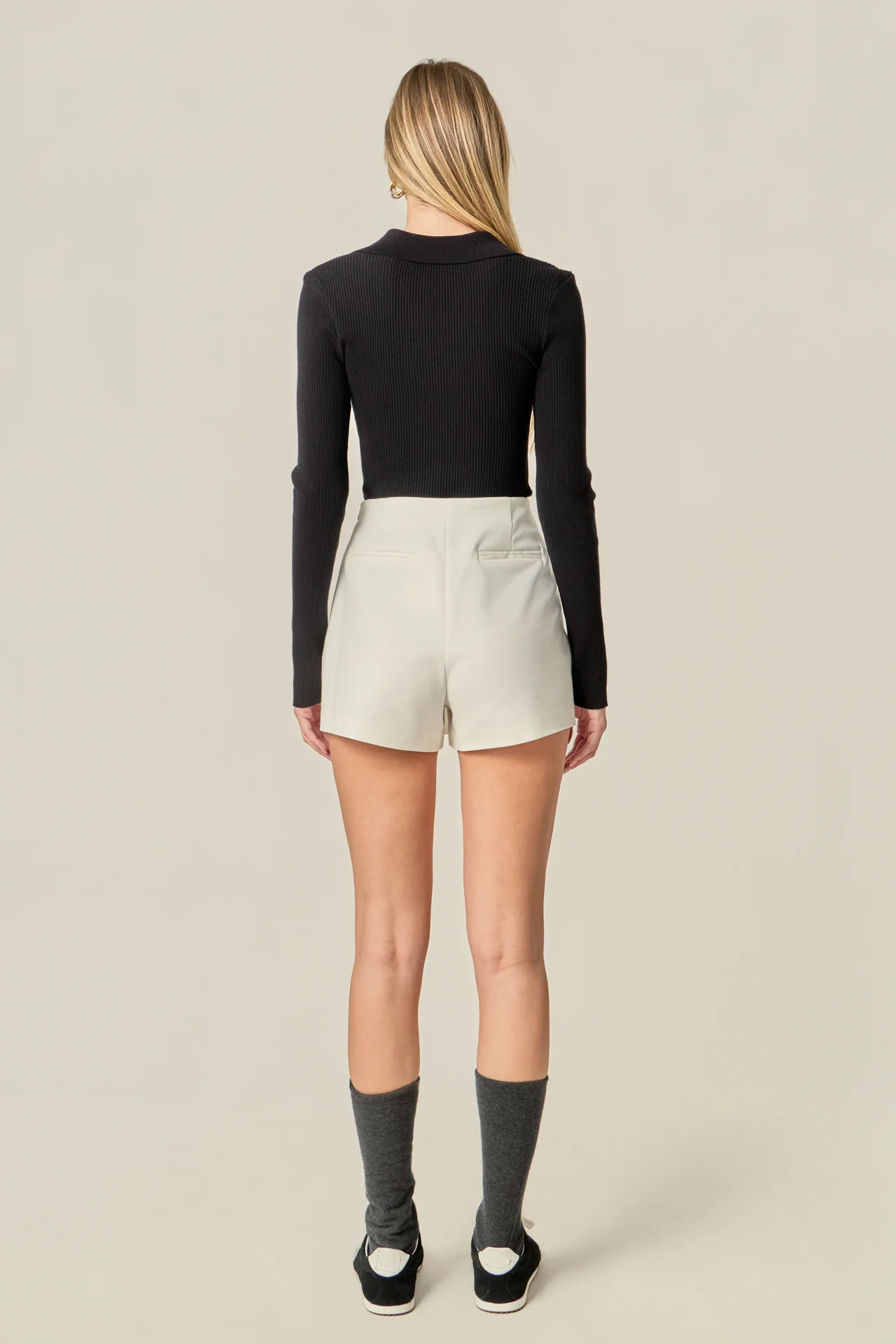 Slit Detail High-Waisted Skort - Image 18