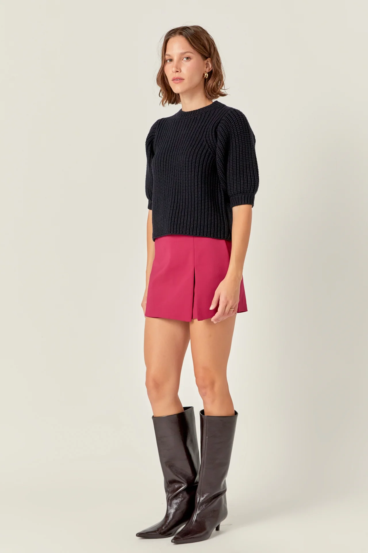 Slit Detail High-Waisted Skort - Image 29