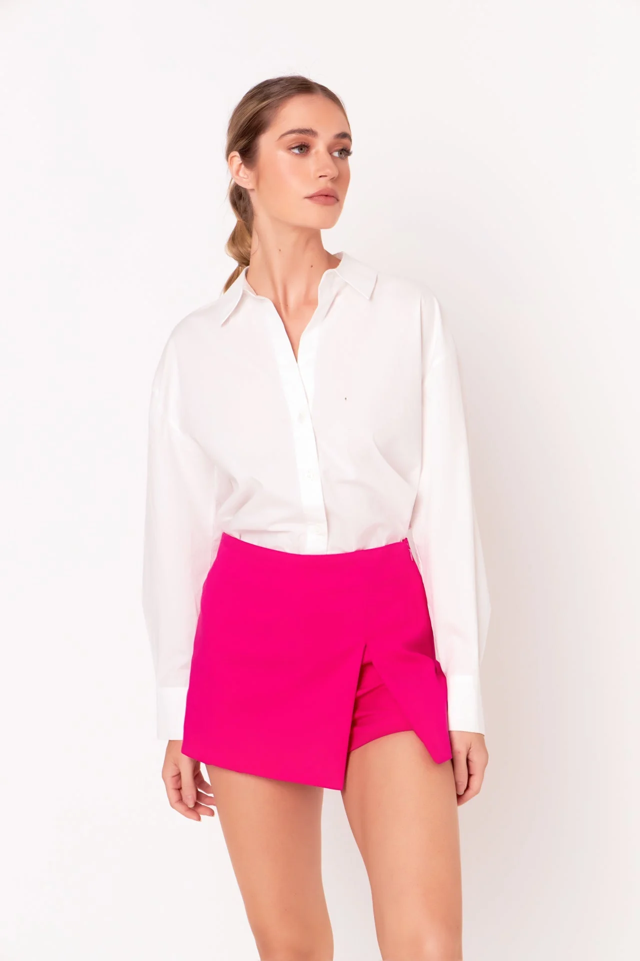 Slit Detail High-Waisted Skort - Image 46