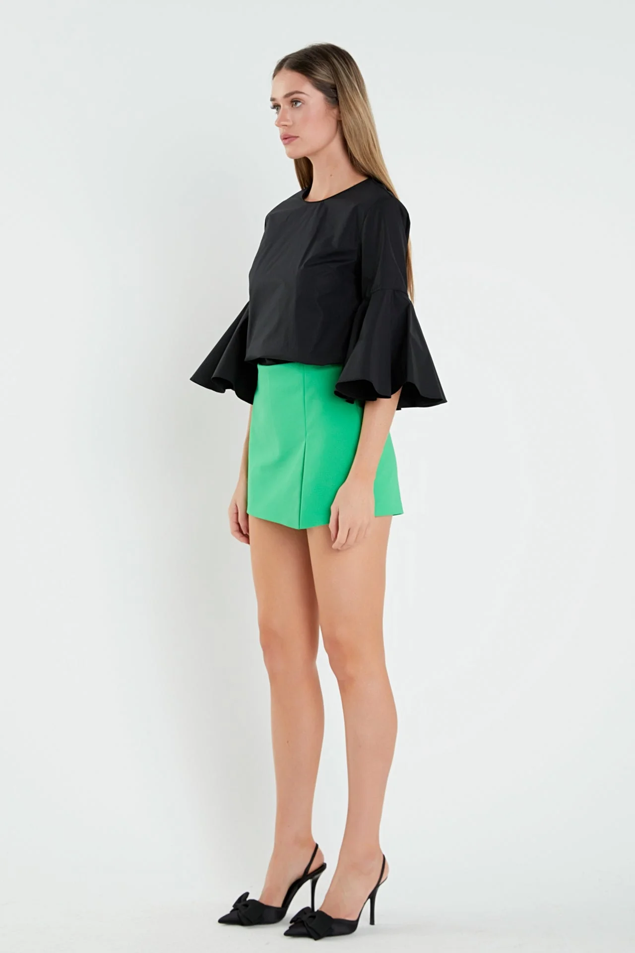 Slit Detail High-Waisted Skort - Image 54