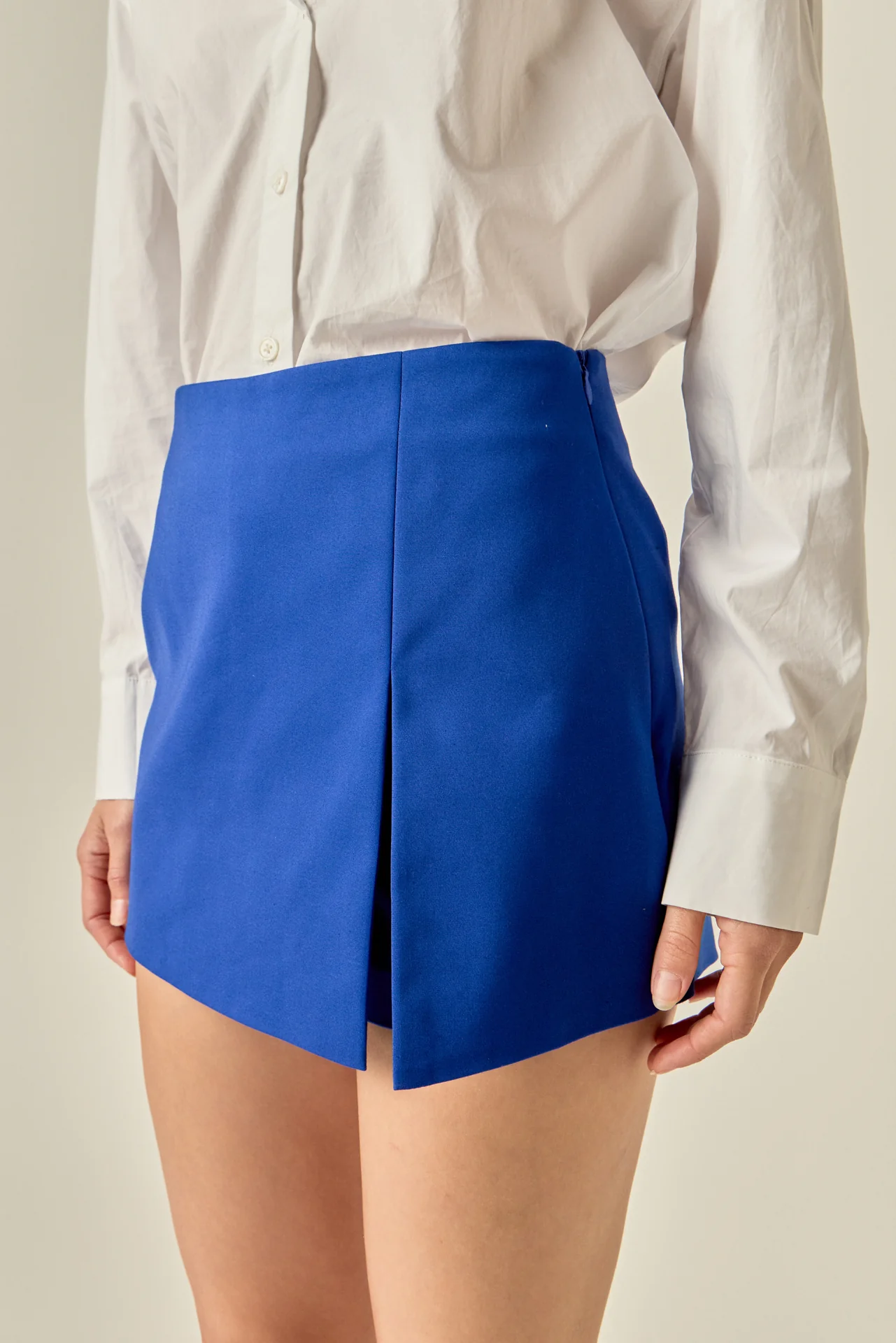 Slit Detail High-Waisted Skort - Image 8
