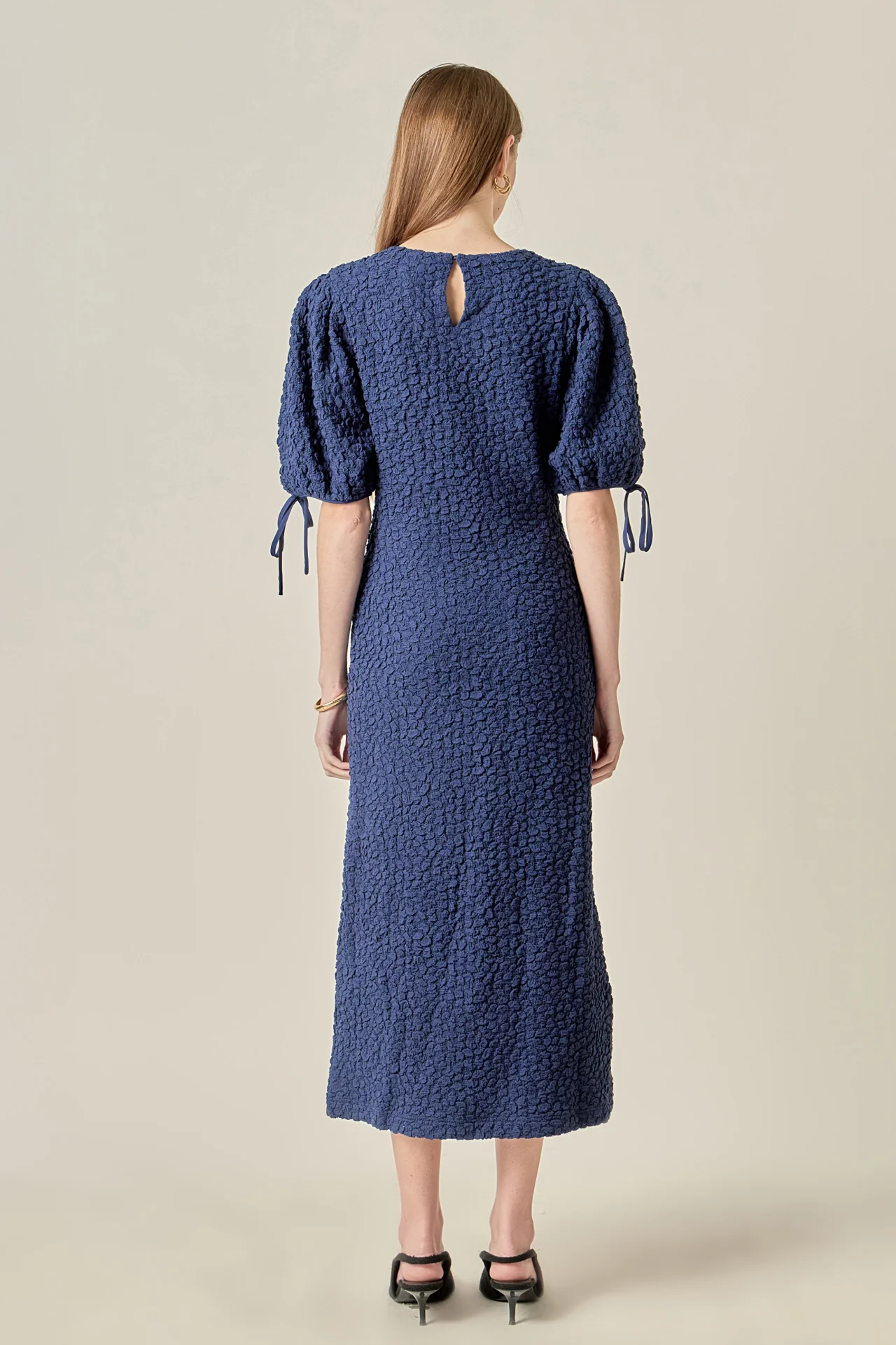 Smocked Midi Dress - Image 11