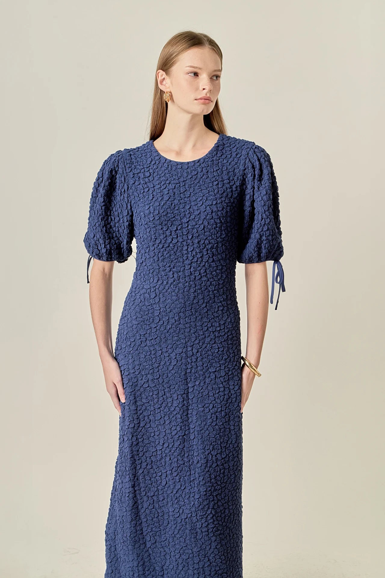 Smocked Midi Dress - Image 12