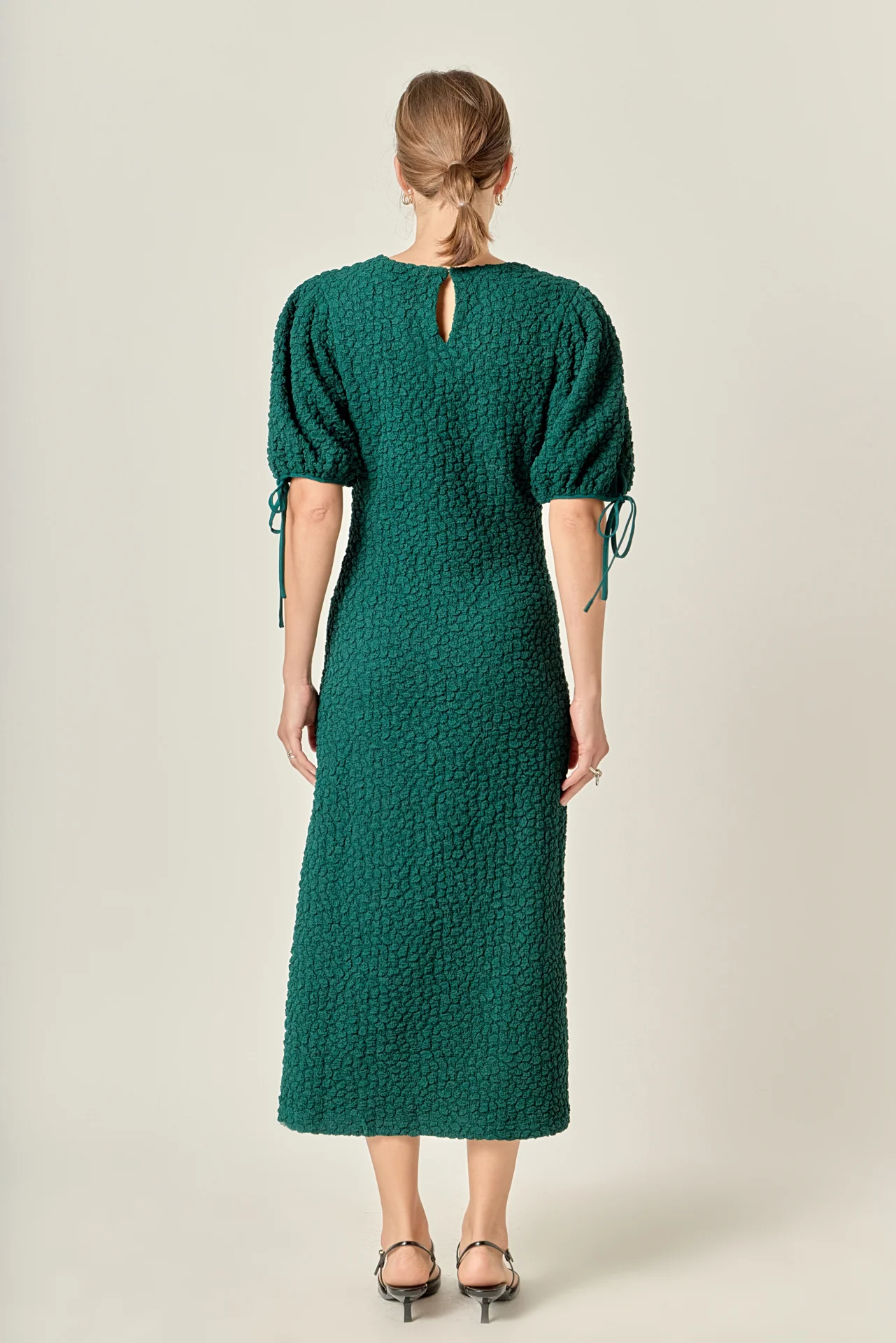 Smocked Midi Dress - Image 16
