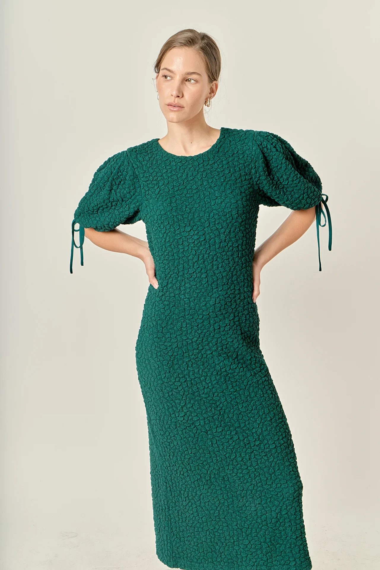 Smocked Midi Dress - Image 17