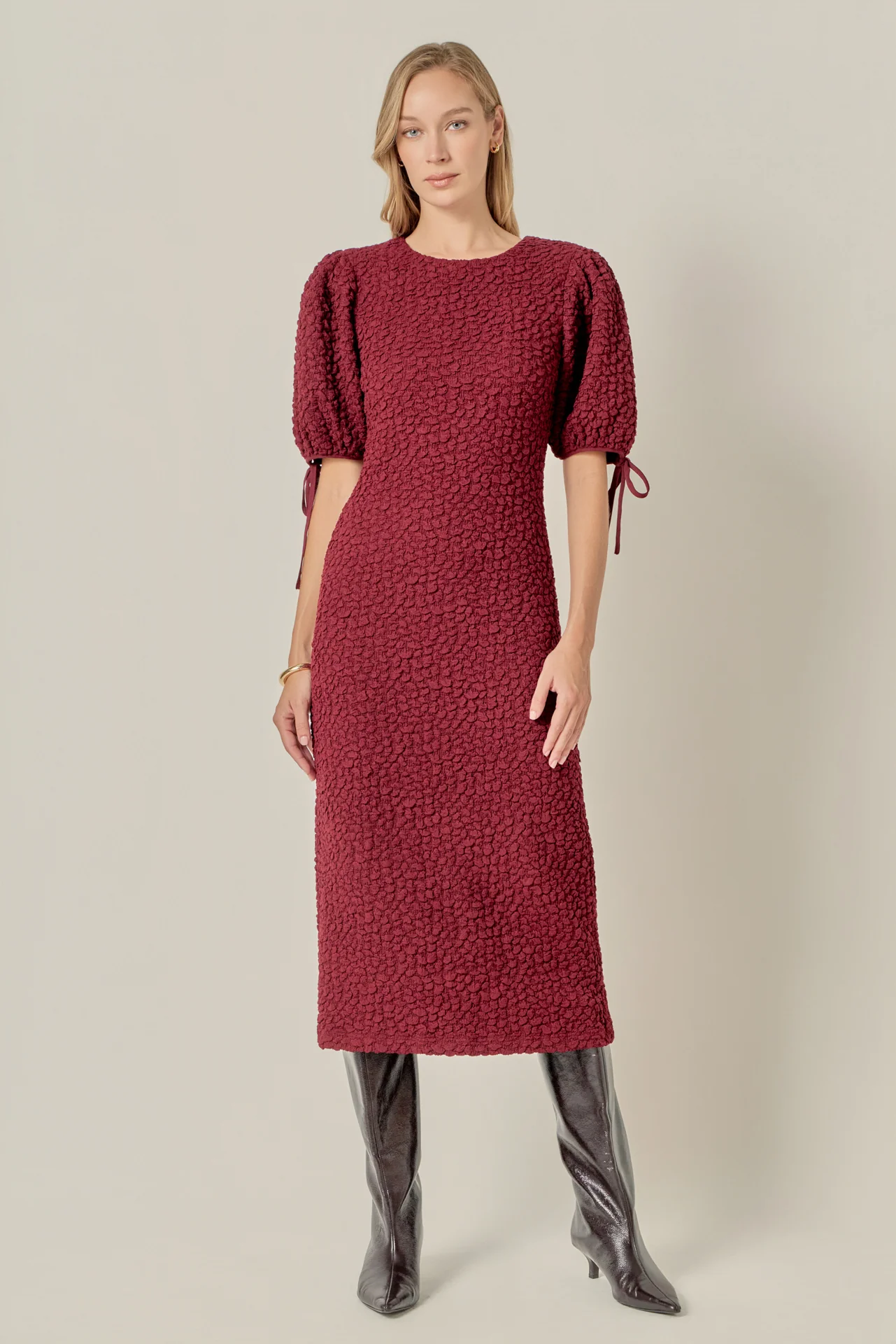 Smocked Midi Dress - Image 18