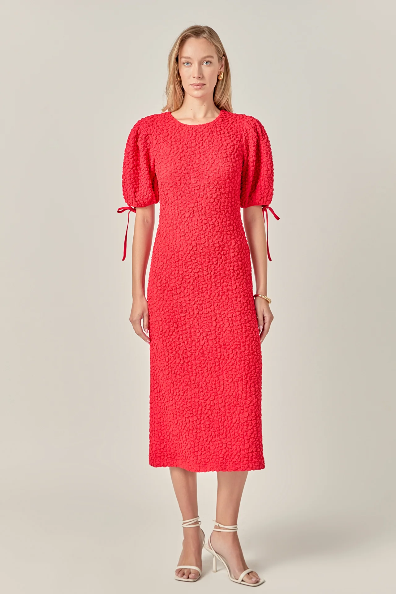 Smocked Midi Dress - Image 23