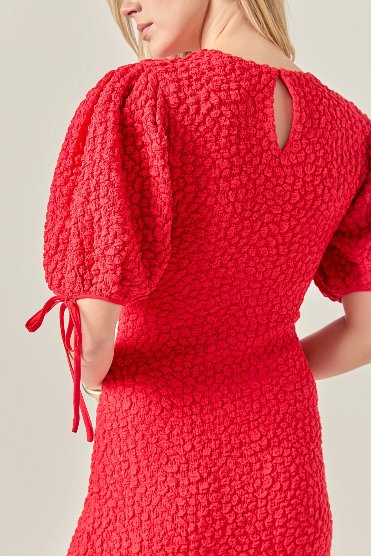 Smocked Midi Dress - Image 24