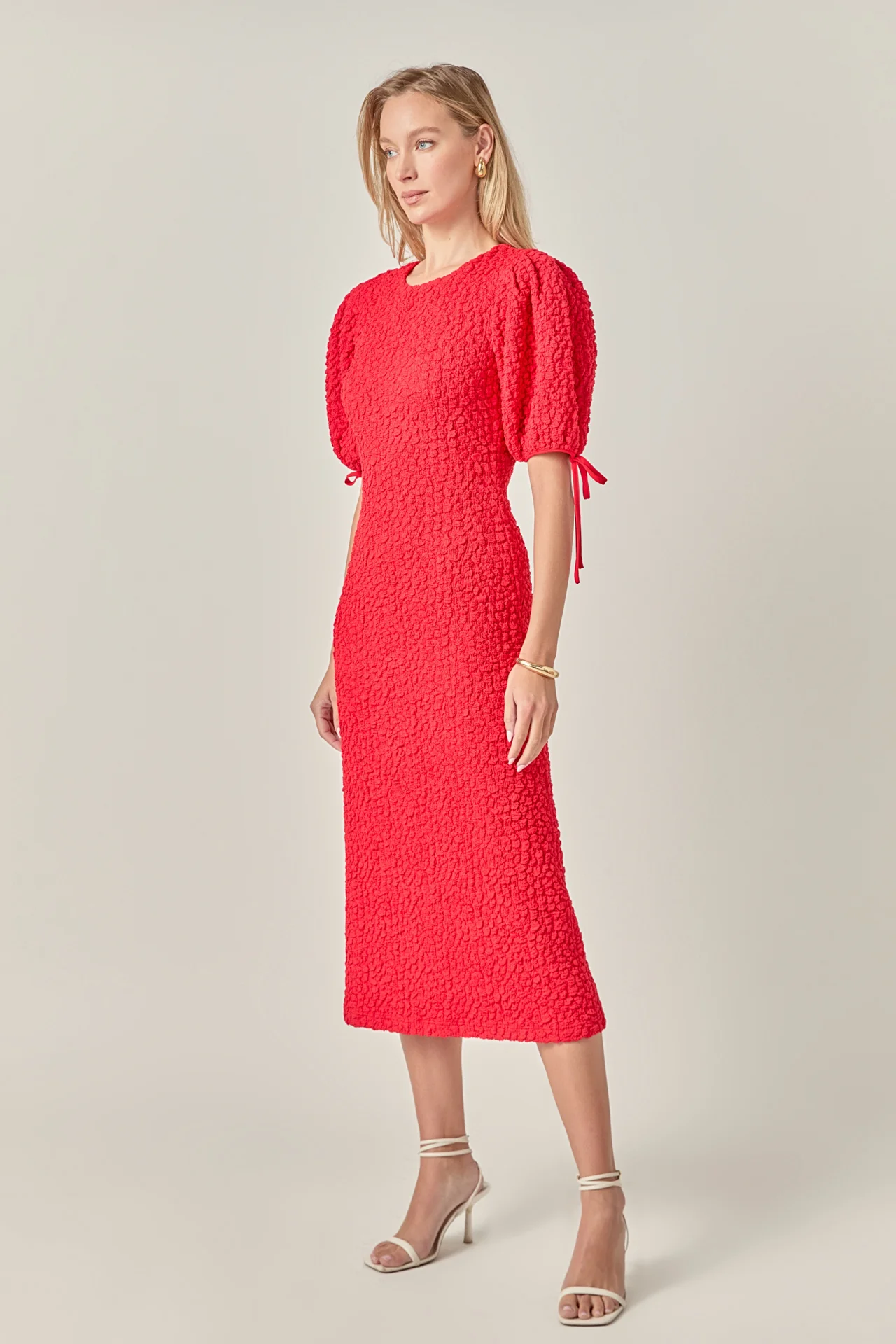 Smocked Midi Dress - Image 25