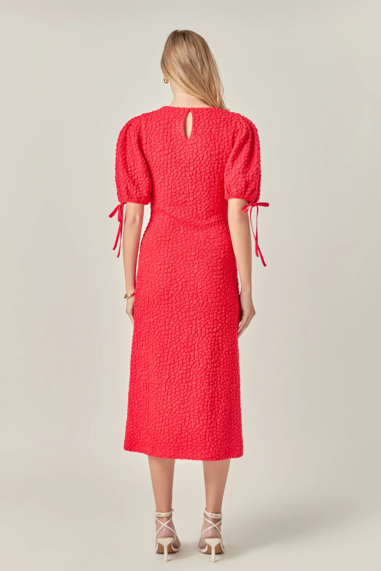Smocked Midi Dress - Image 26