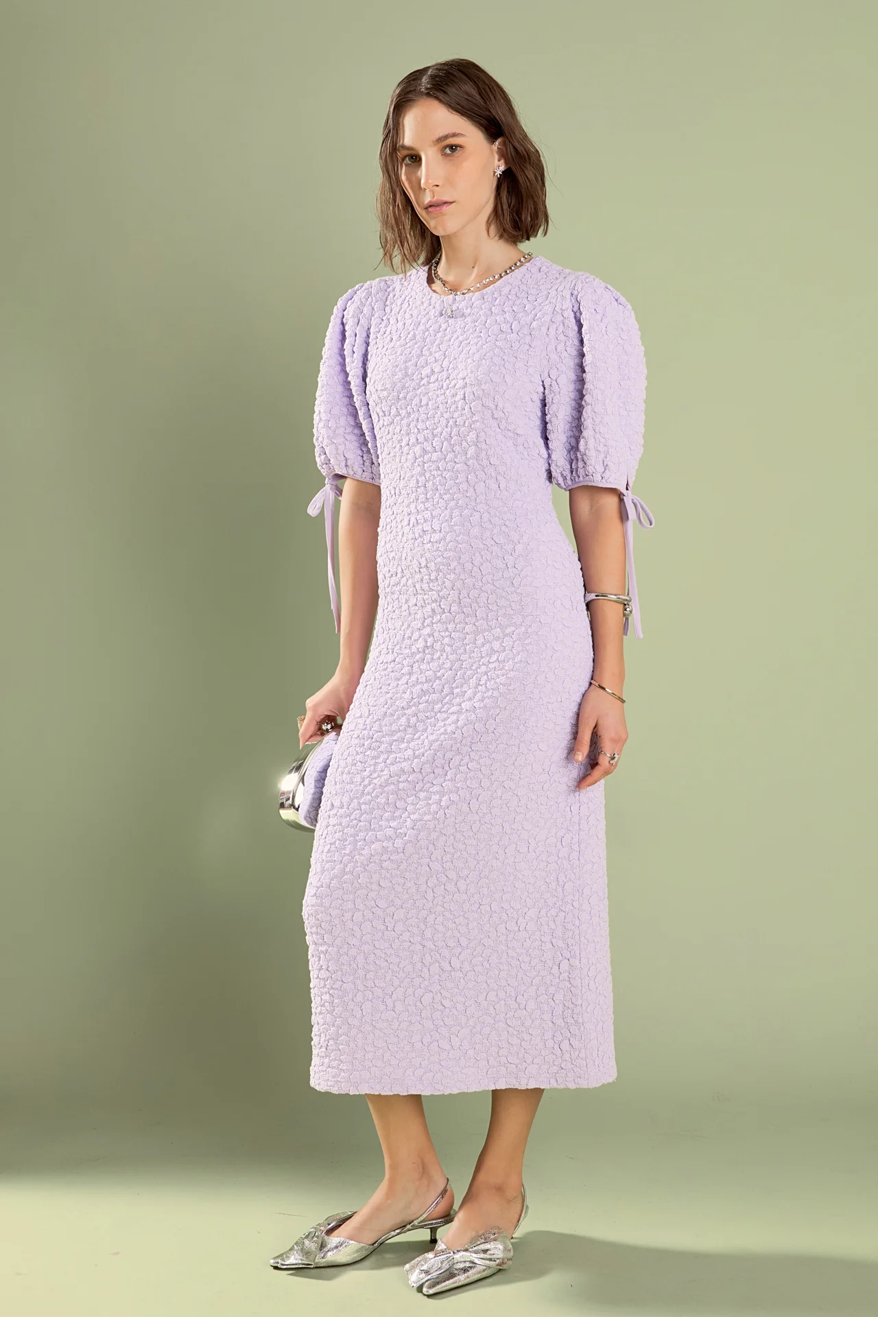 Smocked Midi Dress - Image 30