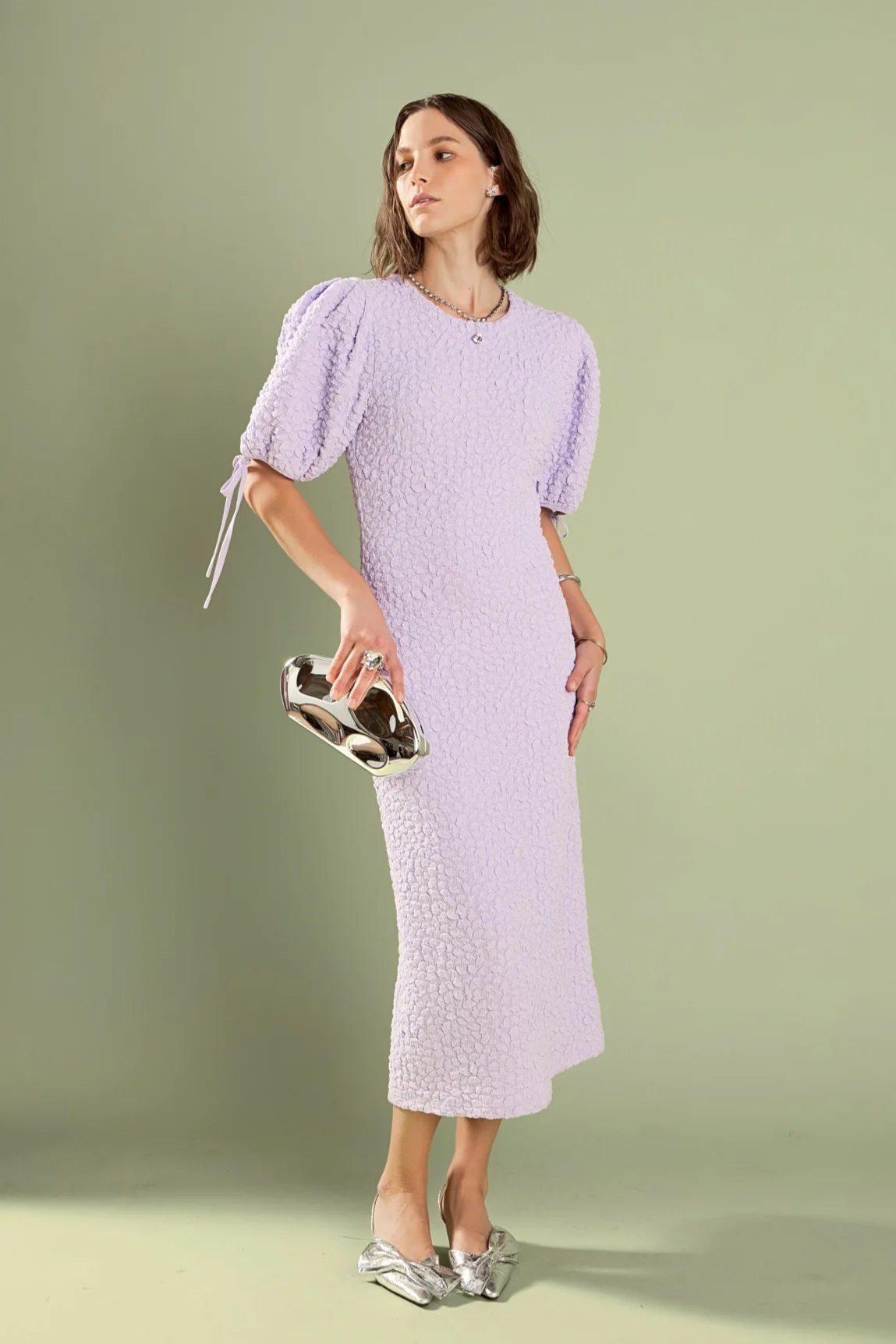 Smocked Midi Dress - Image 32